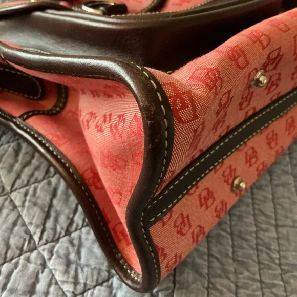 DOONEY & BOURKE Vintage Bundle Red Bags Double Pocket and Monogram 6 Pieces - Picture 7 of 15